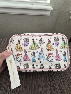 Stoney Clover Lane Double Zip Pouch in Disney Princess Royally Enchanting